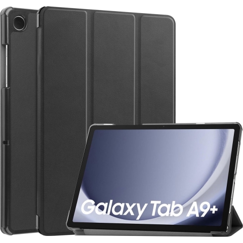 Accezz Trifold Bookcase Samsung Galaxy Tab A9 Plus 11" - Zwart