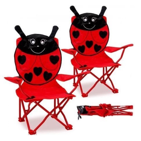 Campingstoel voor Kinderen Beetle Set van 2