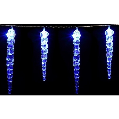 Kerstverlichting Ijspegels 40 LED´s Blauw 10,5m