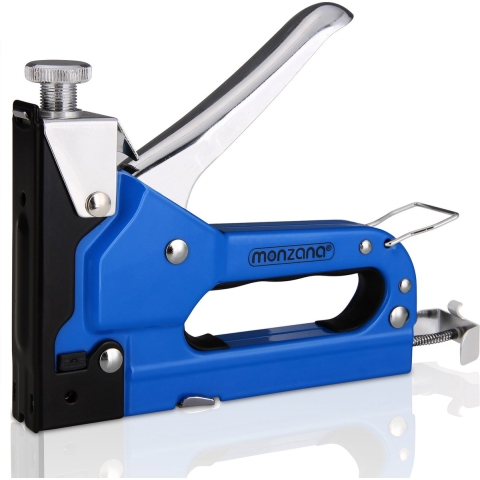 Niet- en Spijkerpistool 2in1 incl 1000 Nietjes + 500 Spijkers