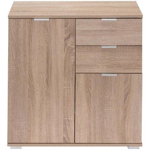 Kast Dressoir Alba Eiken met 2 Deuren en Laden