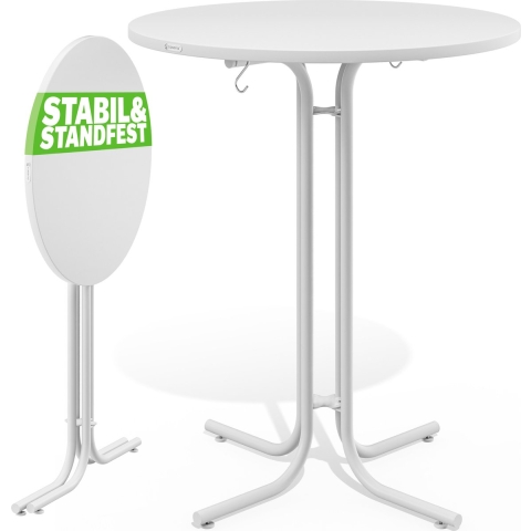 Statafel Wit 110x80cm opklapbaar