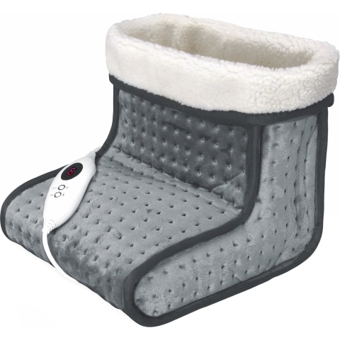 Elektrische Voetenwarmer Grijs 6 Standen 100W