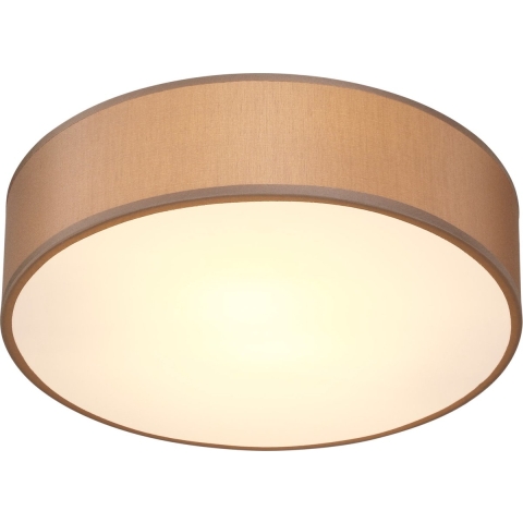 Plafondlamp Taupe Stof ø38cm