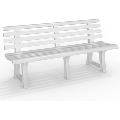 Tuinbank Orchidea Wit 145x49x74cm