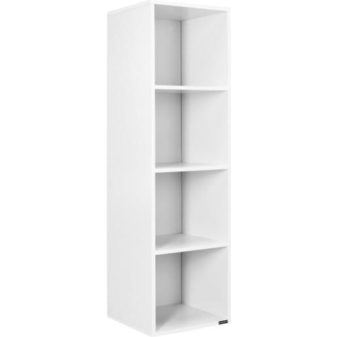 Boekenkast Skylar Wit 106x30x30cm