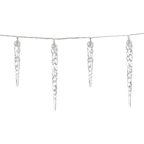 Ijspegelverlichting Kerst 40 LED´s Warmwit 10,5m