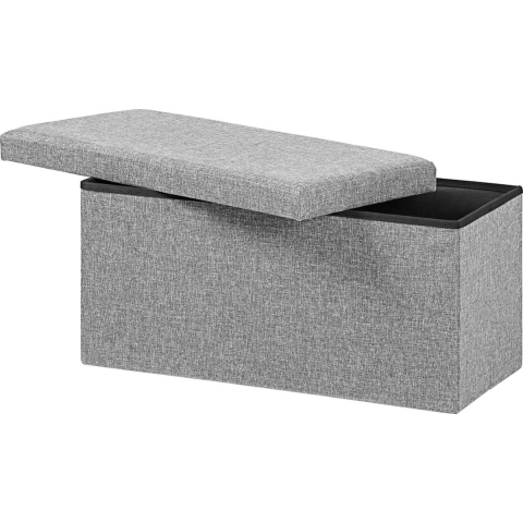 Opbergbank Grijs 80x40x40cm