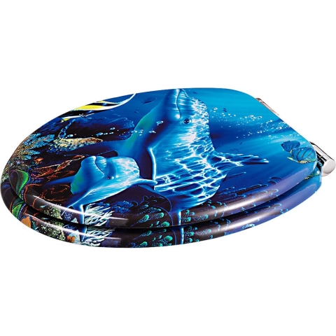 Wc-Bril met Zacht Sluitingsmechanisme Sealife