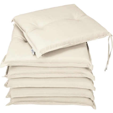 Zitkussens Boston 6 stuks Crème 43x39x5cm