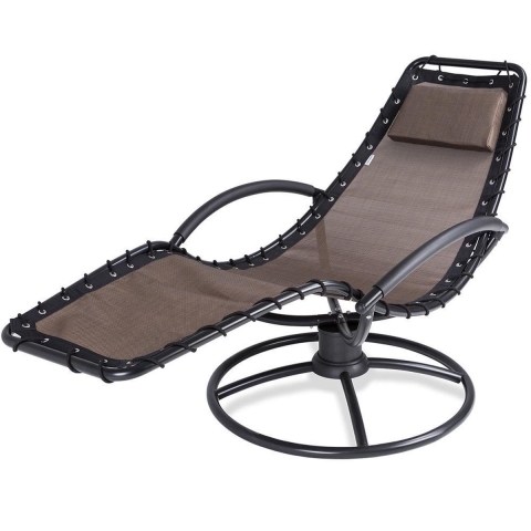 Relax Lounger Eve Mocha met schommelfunctie