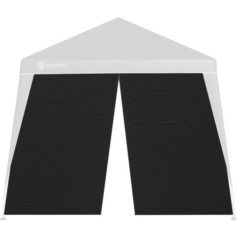 Zijwand 2 Stuks voor Paviljoen Capri Zwart 3x3m