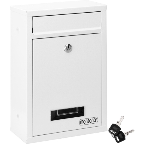 Brievenbus Wit 32x22x9cm