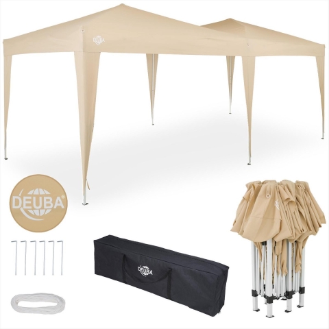 Paviljoen Beige 3x6m UV-bescherming 50+