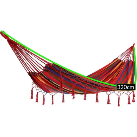 Hangmat Root 320x150cm met Franjes