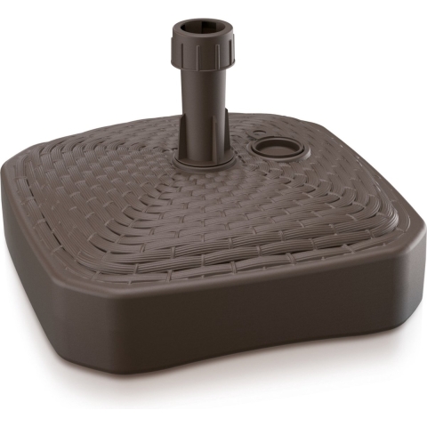 Paraplubak Bruin polyrotan look 39x39x13cm