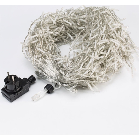 Lichtgordijn 200 LED Kerstdeco Warmwit 10 Meter