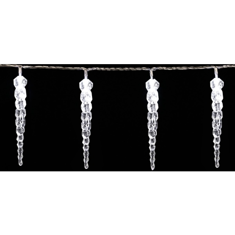 Ijspegelverlichting Kerst 80 LED´s Wit 13m