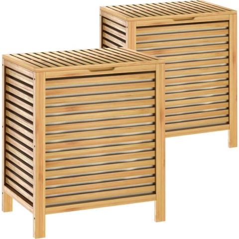 Wasmand 2 stuks Bamboe 62L