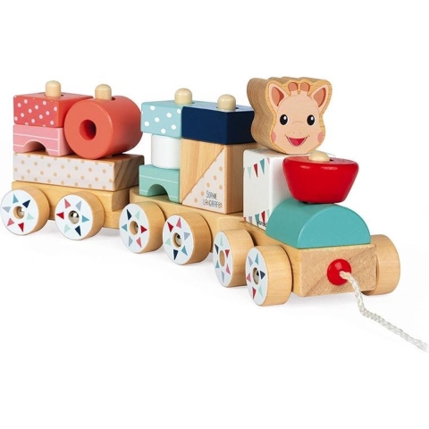 Janod Sophie la Girafe Trektrein