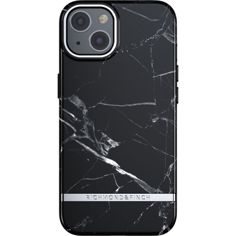Richmond & Finch Zwart Marmer iPhone 13 Cover