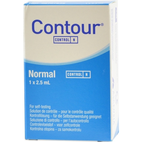 Ascensia Contour Controlevloeistof Normal 1x2,5ml