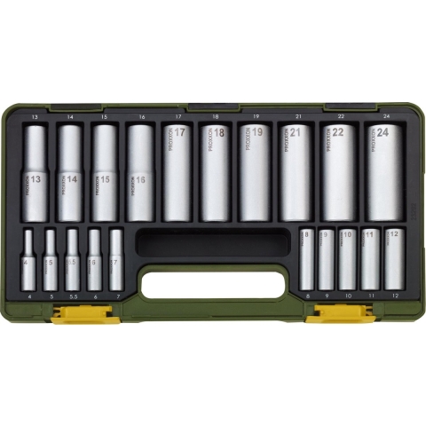 PROXXON 20-delige lange doppenset 23292