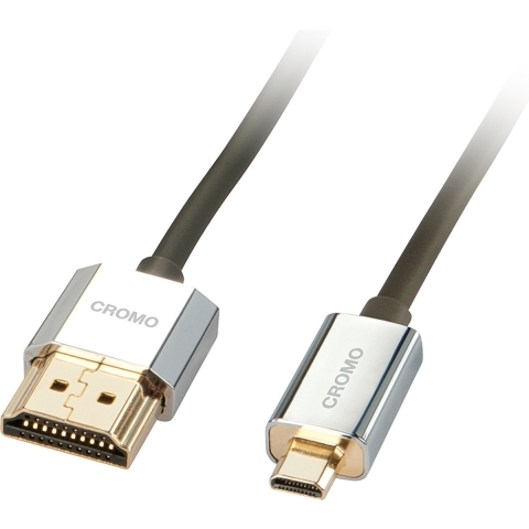 Lindy 41681 HDMI/Micro-HDMI 1m Zilver