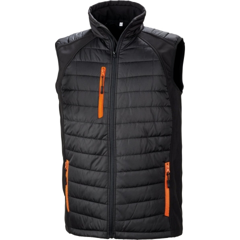 Vest Result Softshell Rembourré Black Compass