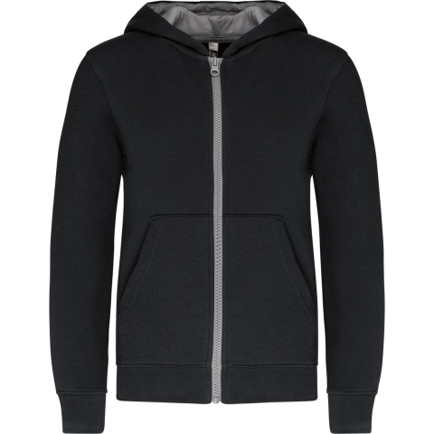 Zippered hoodie voor kinderen Kariban