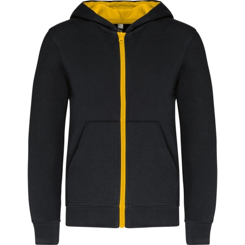 Zippered hoodie voor kinderen Kariban