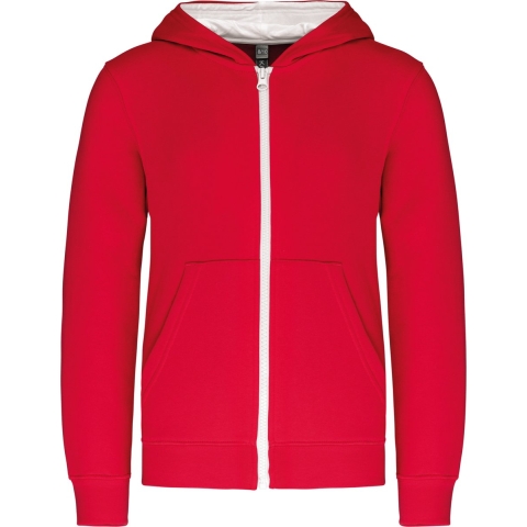 Zippered hoodie voor kinderen Kariban