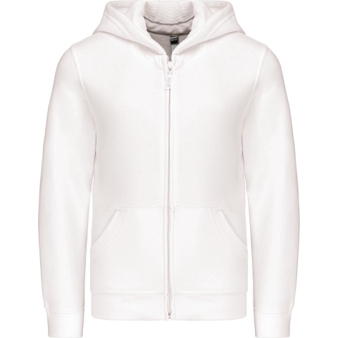 Hooded sweatshirt Kariban blanc