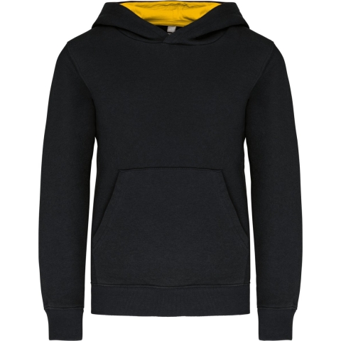 Sweater met capuchon voor kinderen Kariban Contrastée