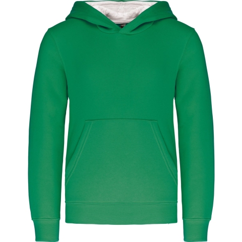 Junior Hoodie Kariban Contrastée