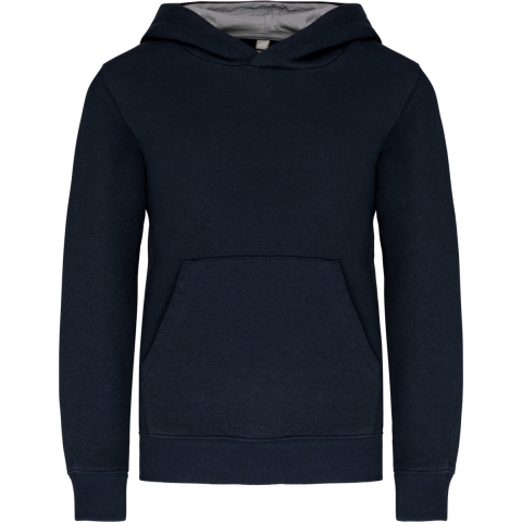 Junior Hoodie Kariban Contrastée