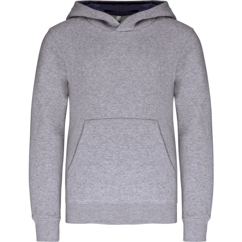 Junior Hoodie Kariban Contrastée