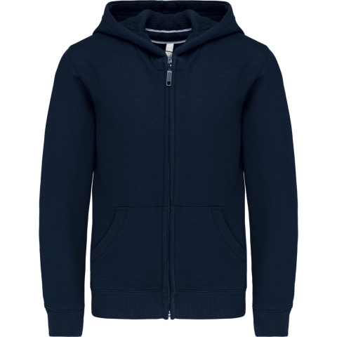 Gecombineerde hoodie voor kinderen met rits Kariban