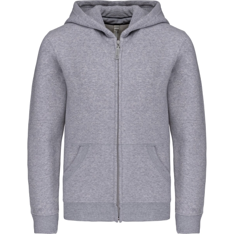 Gecombineerde hoodie voor kinderen met rits Kariban