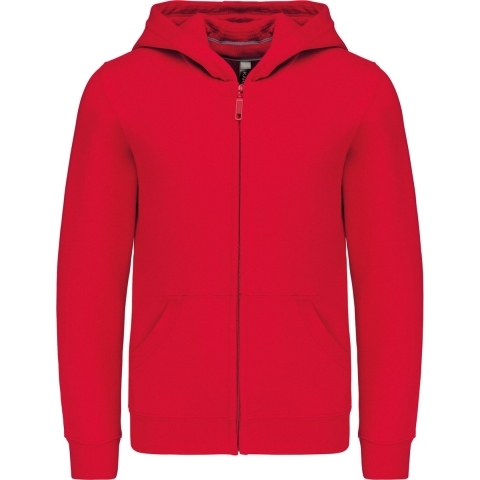 Gecombineerde hoodie voor kinderen met rits Kariban