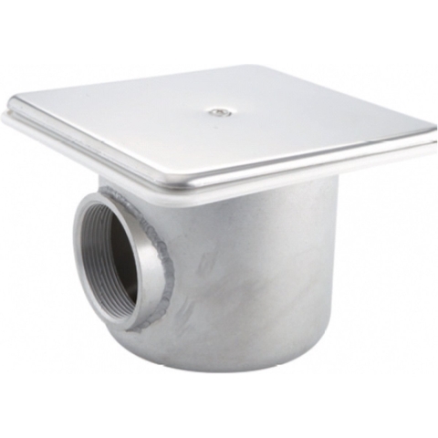 AstralPool Bodemdrain vierkant RVS 316 2" - beton Astralpool