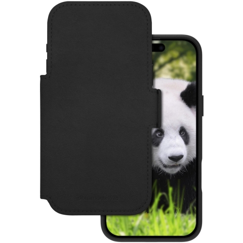 DBramante1928 Lynge iPhone 17 Pro Max Book Case Leer met MagSafe Zwart