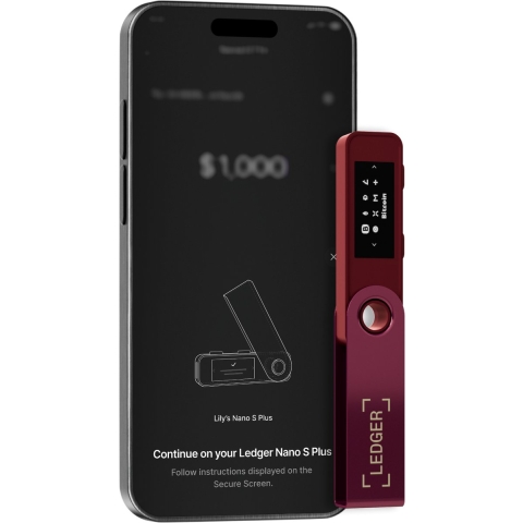 Ledger Nano S Plus Crimson Magenta