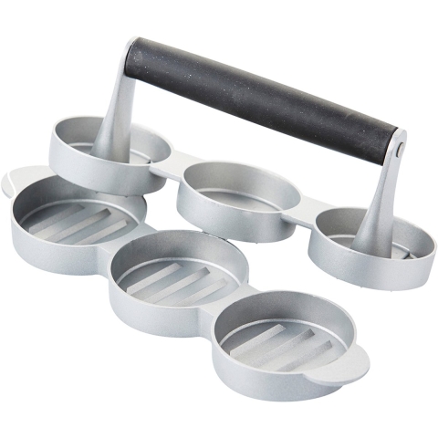 Barbecook Mini hambugerpers voor 3 hamburgers