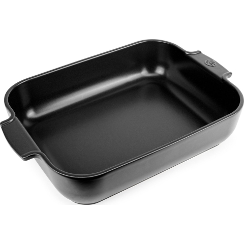 Peugeot Ovenschaal Appolia 'Satin Black' rechthoekig 40cmx25.7cm