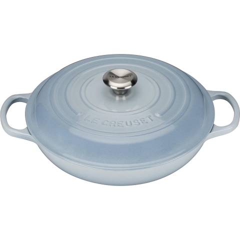 Le Creuset Campagnard Signature 'Coastal Blue' ø30cm / 3.5L