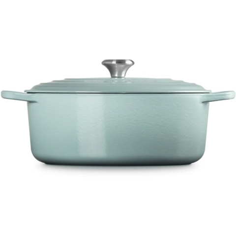 Le Creuset Braadpan Ovaal Signature 'Sea Salt' Ø31cm / 6,3L