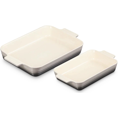 Le Creuset Ovenschalen Set van 2 'Flint' 25 & 32cm