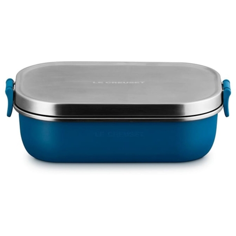 Le Creuset Lunchbox 22x15cm Deep Teal 'On The Go'