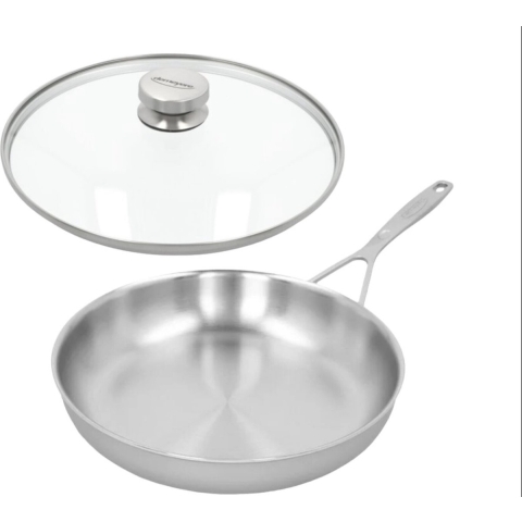 Demeyere Koekenpan 'Industry 5' Ø28cm + Gratis glasdeksel